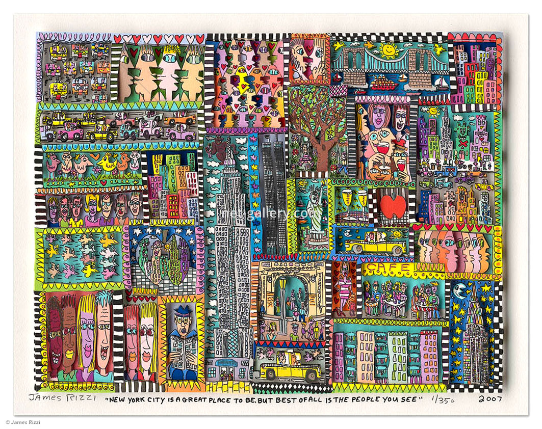 Galerie am Stubentor - We are the birds von James Rizzi